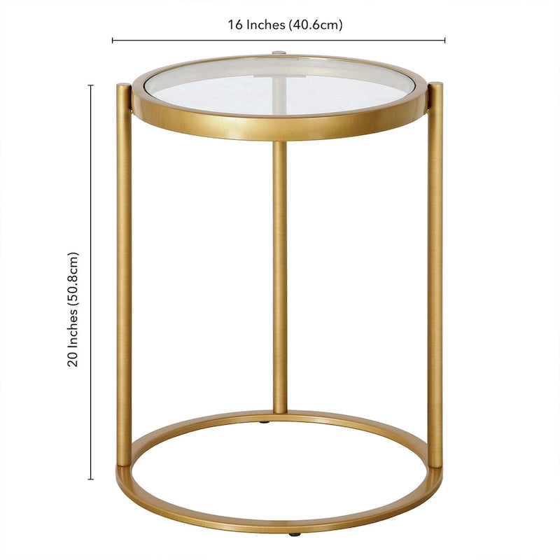 Duxbury 16 Wide Round Side Table
