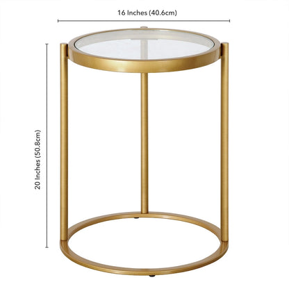 Duxbury 16 Wide Round Side Table