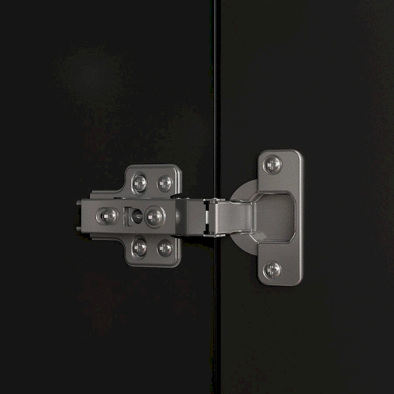 Bookshelf Entertainment Center Storage & Ambient Lighting White/Black