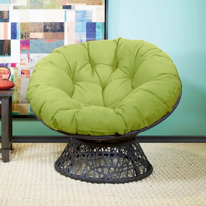 The Curated Nomad Avoca Woven Wicker Papasan Chair