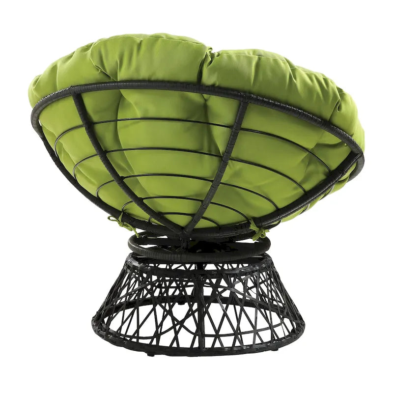 The Curated Nomad Avoca Woven Wicker Papasan Chair