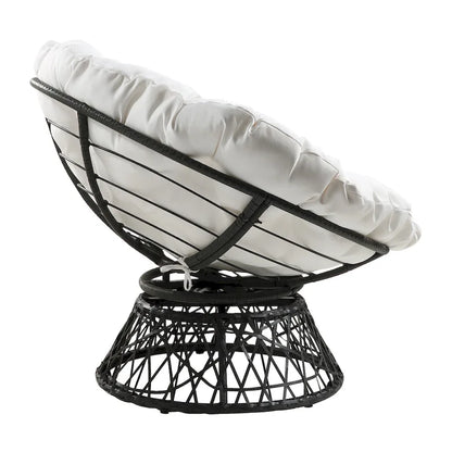 The Curated Nomad Avoca Woven Wicker Papasan Chair