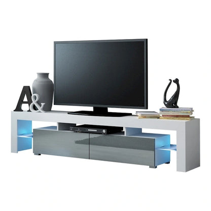 Milano 200 Modern 79-inch TV Stand with 16 Color LEDs