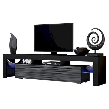 Milano 200 Modern 79-inch TV Stand with 16 Color LEDs