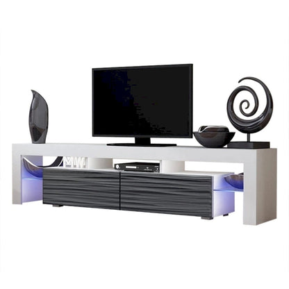 Milano 200 Modern 79-inch TV Stand with 16 Color LEDs