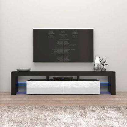 Milano 200 Modern 79-inch TV Stand with 16 Color LEDs