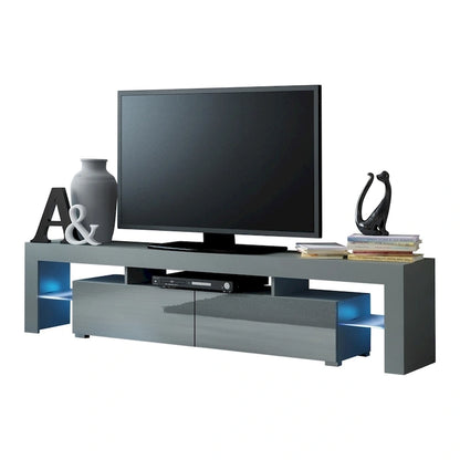 Milano 200 Modern 79-inch TV Stand with 16 Color LEDs
