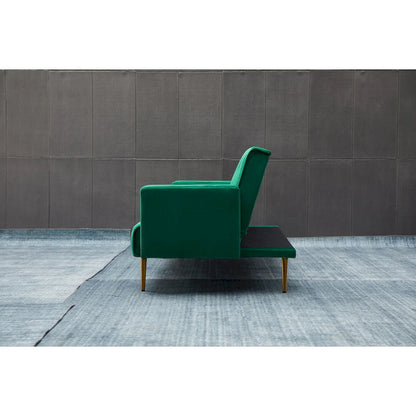 75 Wide Tufted Velvet Convertible Sleeper sofa