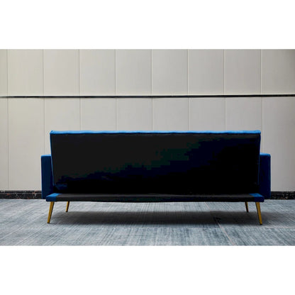 75 Wide Tufted Velvet Convertible Sleeper sofa