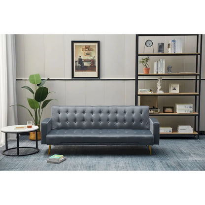 75 Wide Tufted Velvet Convertible Sleeper sofa