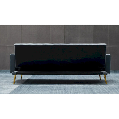 75 Wide Tufted Velvet Convertible Sleeper sofa