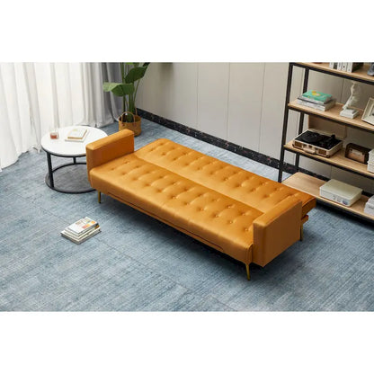 75 Wide Tufted Velvet Convertible Sleeper sofa