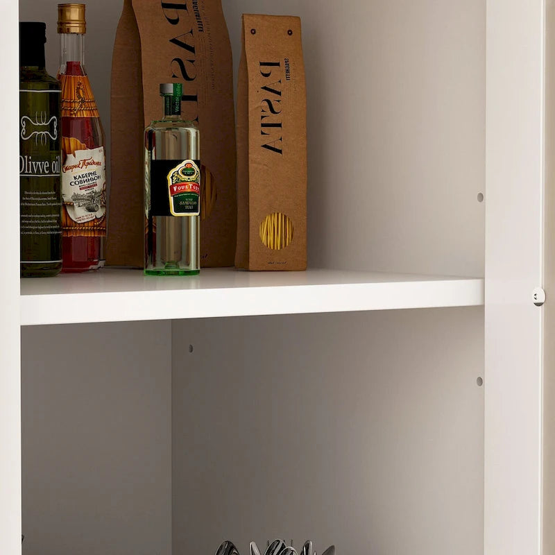 55W Mirrored Credenza Sideboards Buffets Cabinet Bookcase Living Room