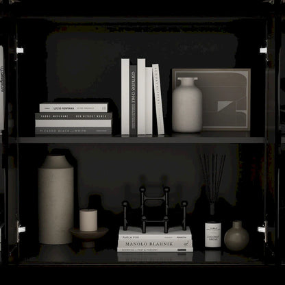 55W Mirrored Credenza Sideboards Buffets Cabinet Bookcase Living Room