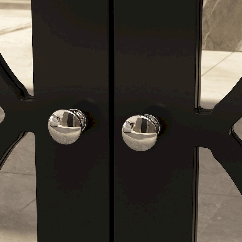 55W Mirrored Credenza Sideboards Buffets Cabinet Bookcase Living Room