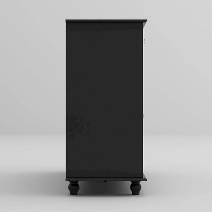 55W Mirrored Credenza Sideboards Buffets Cabinet Bookcase Living Room