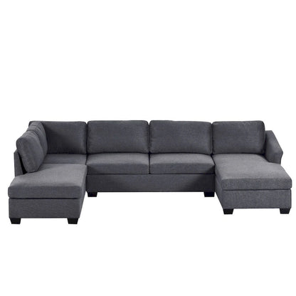 Modern U Shaped Oversized Chaise Sofa