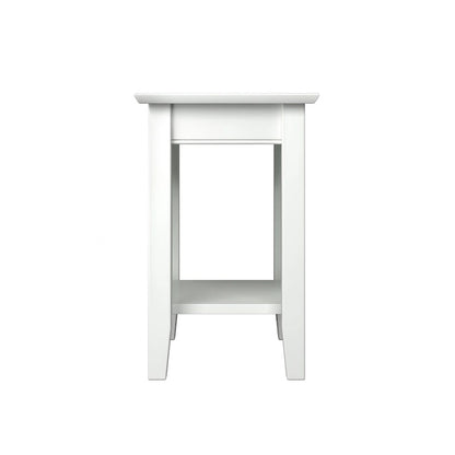AFI Nantucket Chair Side Table with Built-in Charger
