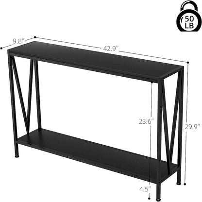 39.4 Behind Couch Table, Narrow Sofa Table