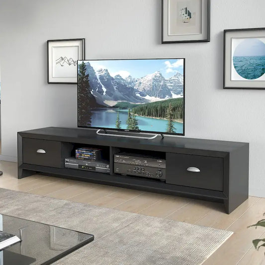 Lakewood Extra Wide Low Profile TV Stand, for TVs up to 85