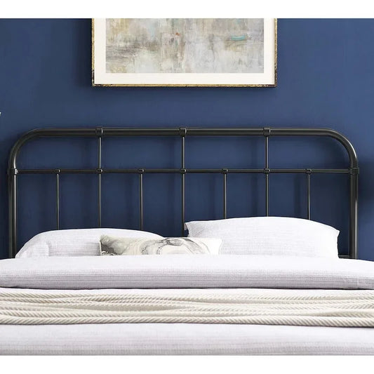 Shaffer Classic King Size Black Metal Headboard