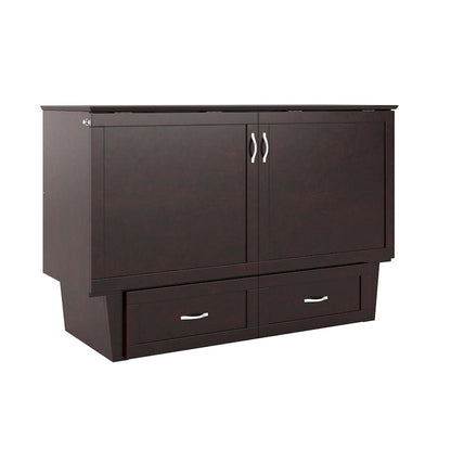 Chelsea Queen Murphy Bed Chest with Mattress