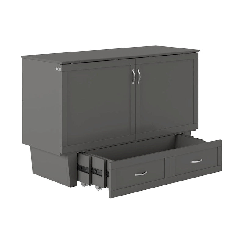 Chelsea Queen Murphy Bed Chest with Mattress