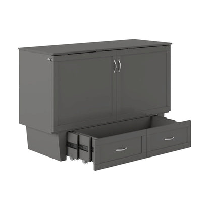 Chelsea Queen Murphy Bed Chest with Mattress