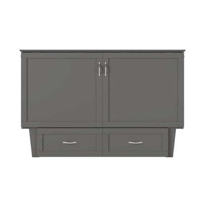 Chelsea Queen Murphy Bed Chest with Mattress