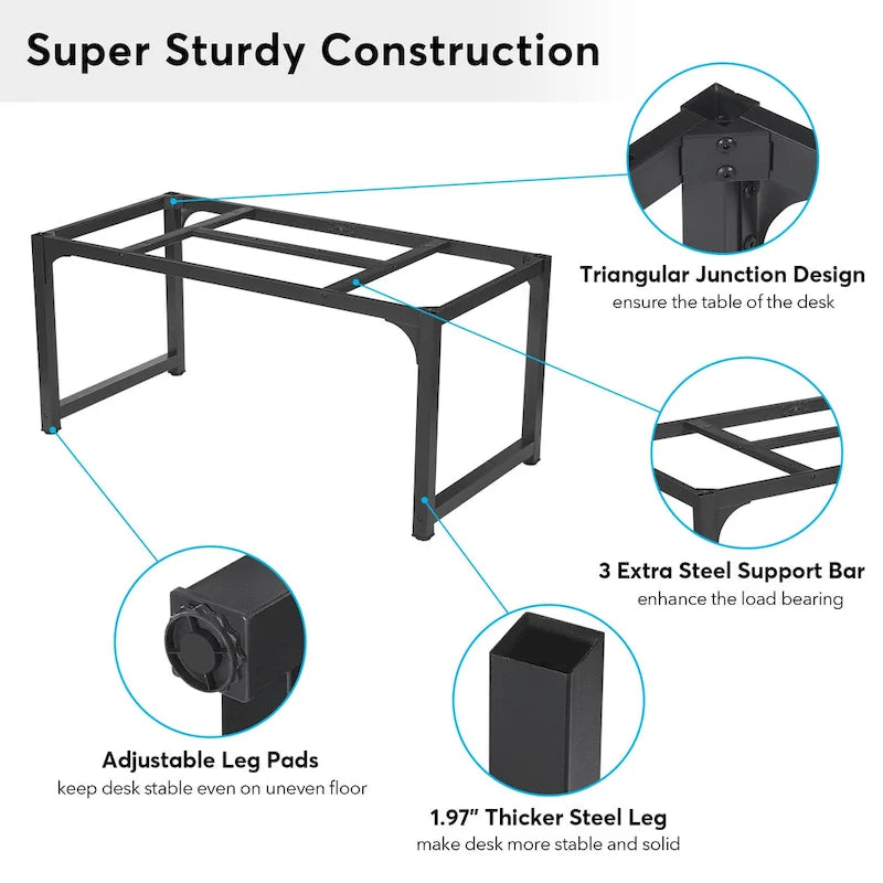 63 Large Computer Desk