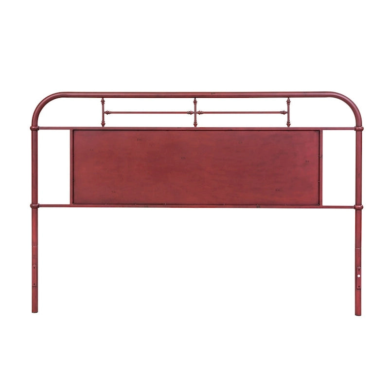 Vintage Series Metal Distressed King Headboard