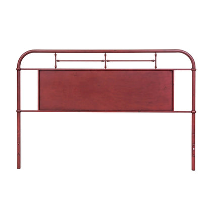 Vintage Series Metal Distressed King Headboard