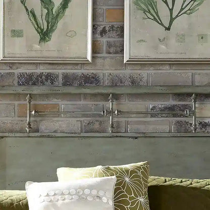 Vintage Series Metal Distressed King Headboard