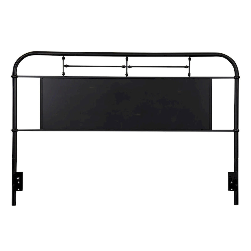 Vintage Series Metal Distressed King Headboard