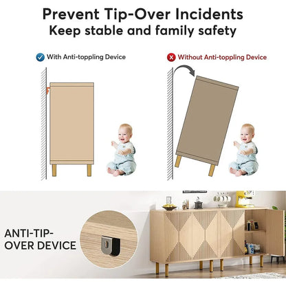 Modern Large White Storage Cabinet, Freestanding Floor Cabinet