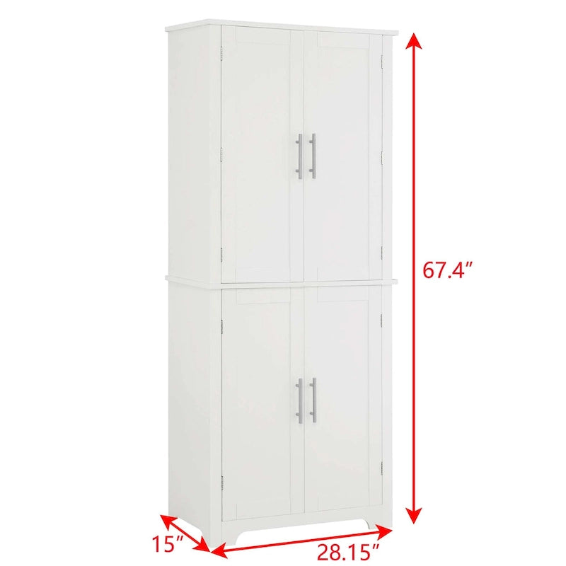 Bathroom storage cabinets with open shelves