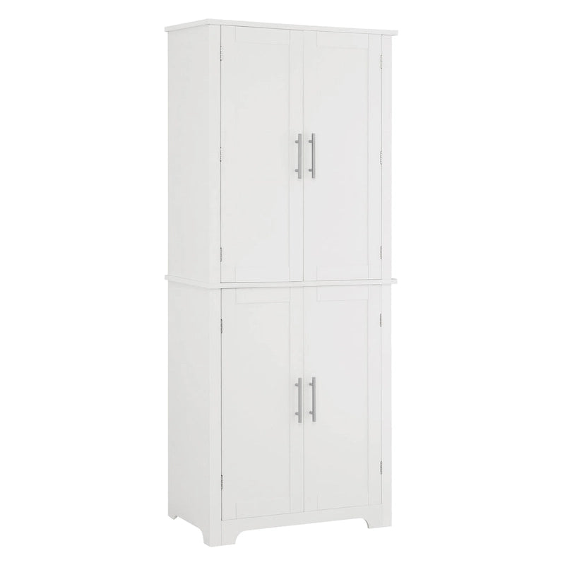 Bathroom storage cabinets with open shelves