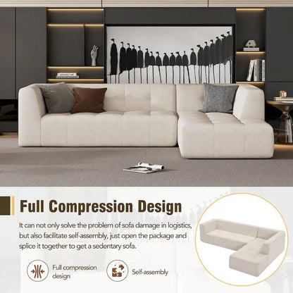 110.2*72.8 Modular Modular Combination Living Room Sofa Set, Modern Minimalist Sofa, Living Room Upholstered Sofa Bed, Bedroom,