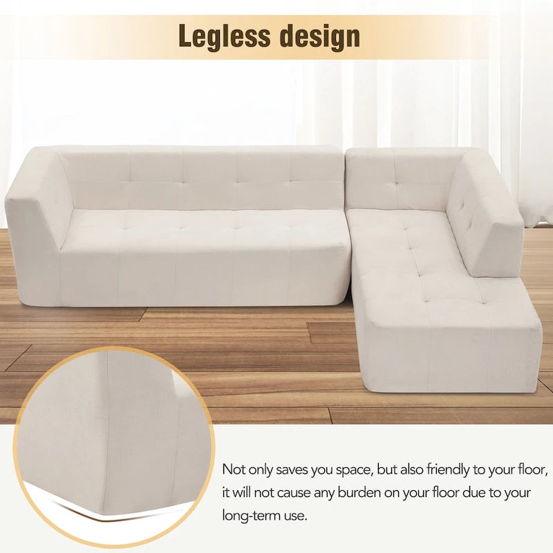 110.2*72.8 Modular Modular Combination Living Room Sofa Set, Modern Minimalist Sofa, Living Room Upholstered Sofa Bed, Bedroom,