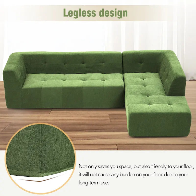 110.2*72.8 Modular Modular Combination Living Room Sofa Set, Modern Minimalist Sofa, Living Room Upholstered Sofa Bed, Bedroom,