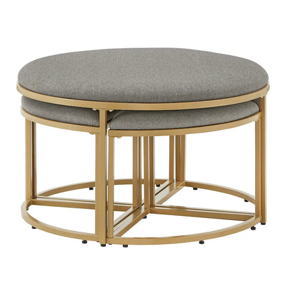 Gabin Coffee Table with Nesting Stools by iNSPIRE Q Modern