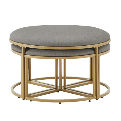 Gabin Coffee Table with Nesting Stools by iNSPIRE Q Modern