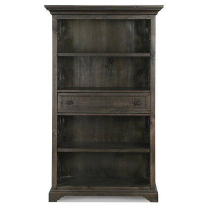 Bellamy Traditional Weathered Peppercorn Bookcase