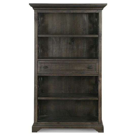 Bellamy Traditional Weathered Peppercorn Bookcase