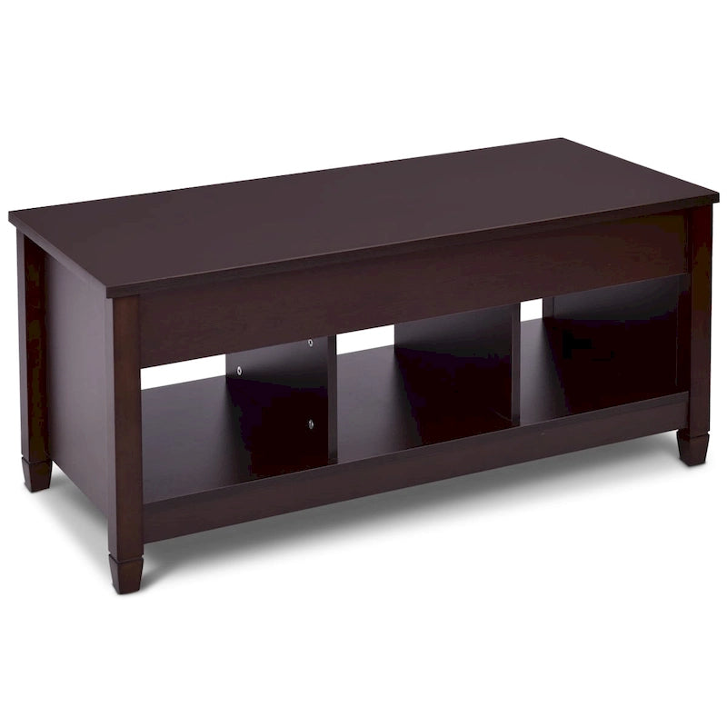 Lift-top Coffee Table with Hidden Compartment