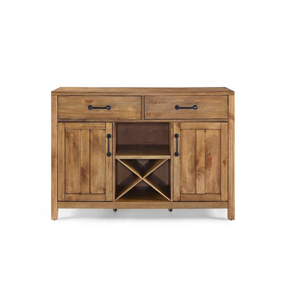 Crosley Roots Natural Finish Buffet - 52 W x 18 D x 36 H