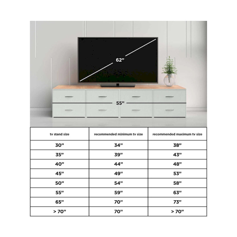 Starmore Contemporary Extra Large TV Stand Brown/Gunmetal - 70W x 19D x 35H