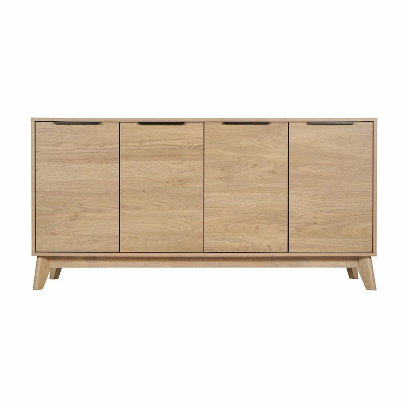 60 Buffet Cabinet with 4 Soft Close Doors and Adjustable Shelves - 15.75D x 59.25W x 29.75H