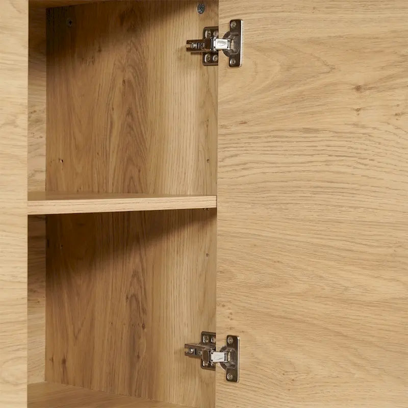 60 Buffet Cabinet with 4 Soft Close Doors and Adjustable Shelves - 15.75D x 59.25W x 29.75H