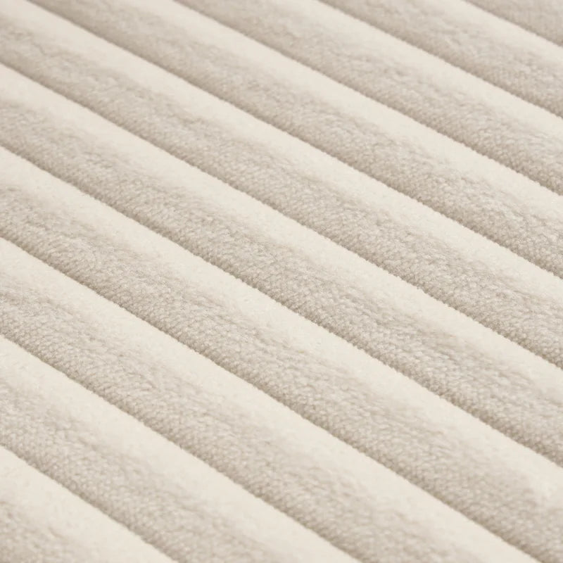 86.6Inch Corduroy 3-seater sofa With 3 back pillows , 2 toss pillows and two ottoman ,Comfy Sofa- Deep Seat Couch for Living Roo